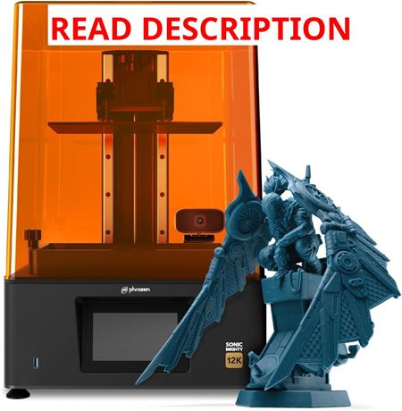 Phrozen Sonic Mighty 12K LCD Resin 3D Printer, Mono LCD, 21.8x12.3x23.5 cm