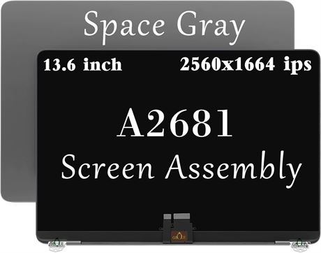 cran LCD de rechange A2681 MacBook Air M2 13,6" Full LED Gris sid ral