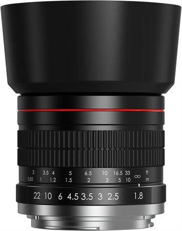 Objectif portrait F 85mm F1.8 manuel pour Nikon F-Mount