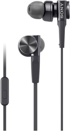SONY Sealed Type Inner Ear Receiver MDR-XB75AP B (Black)