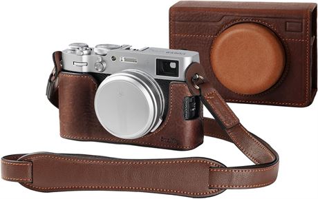 SMALLRIG Case Kit for FUJIFILM X100VI with Half Case, Flip Cover & Strap