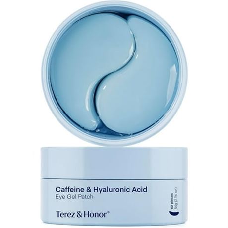 Terez & Honor Caffeine + Hyaluronic Acid Eye Gel Patch