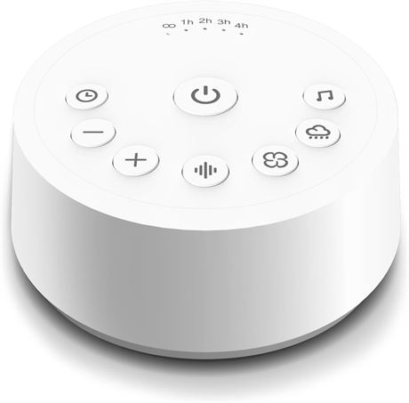 White Noise Machine 25 Soothing Sounds 5 Timers 32 Volume Memory Function Adults