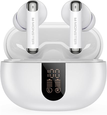 Monster N-Lite 211  couteurs Bluetooth 6.0, micro antibruit, 36h, IPX5