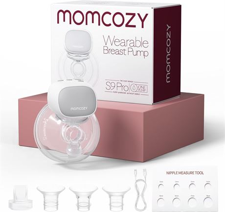 Momcozy S9 Pro Hands Free & Wearable Breast Pump, 2 Modes