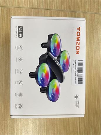 TOMZON LED Kids Drone with Circle Fly, 3 Speeds, Gravity Sensor, 2 Batteries