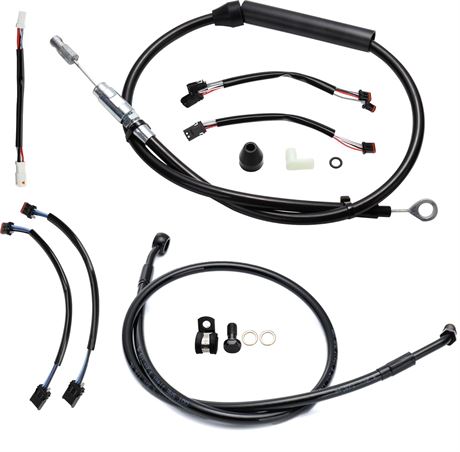 MoKitDora Handlebar Cable Extension Kit for 2018-2024 Harley ABS 12"