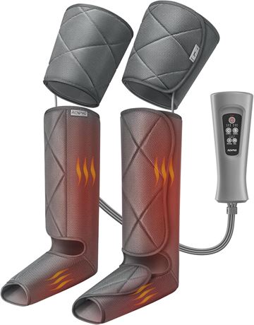 Masseur Jambes RENPHO Compression d’Air Chauffant Gris