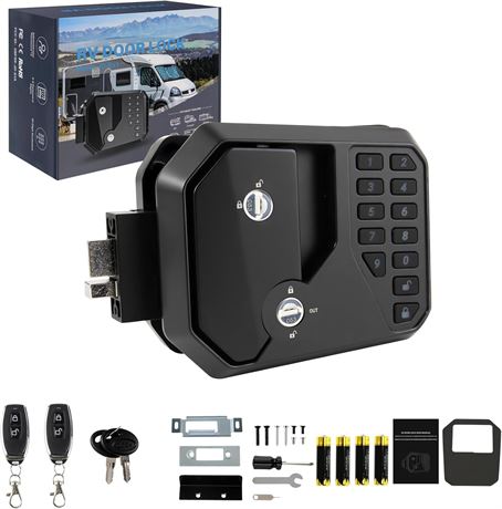 Serrure RV OPL5 sans clé, télécommande, clavier lumineux