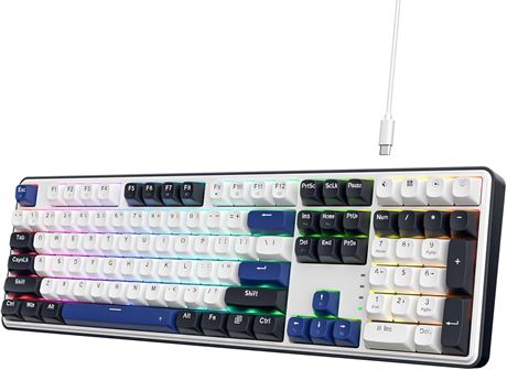Clavier Gaming Redragon K689 Mécanique RGB 104 Touches Gasket Noir