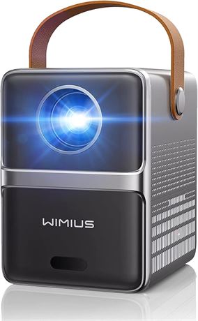 WiMiUS 1080P Mini Projector with 5G WiFi Bluetooth Outdoor Movie Use
