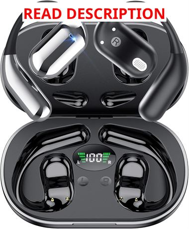 couteurs Bluetooth V6.1 avec crochets, 50 h, HiFi ENC micro, IP7 sport