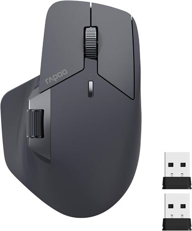 RAPOO MT760 Souris Bluetooth 5.0/2,4 GHz, multi-mode, 11 boutons, 90 j.