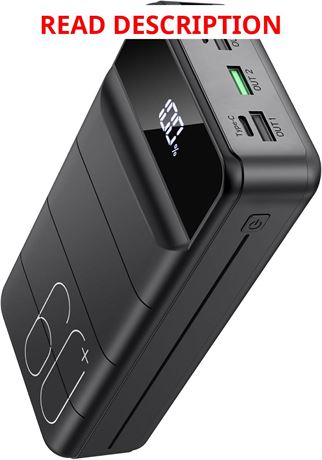 PowerBank 60000mAh Fast Charging USB-C Battery Pack with 4 Outputs
