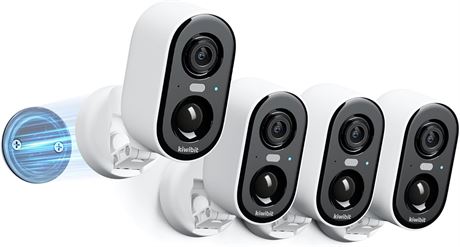 Cam ra magn tique sans fil 2K, audio am lior , PIR, vision nocturne couleur