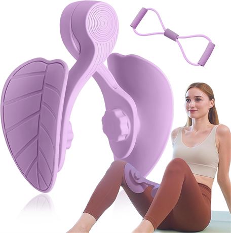 Thigh Master Thigh Exerciser, Hip & Inner Thigh Equipment with Figure-8 Band