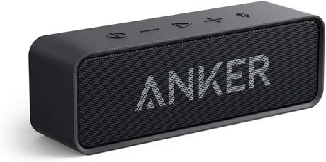 Anker Soundcore Bluetooth Speaker IPX5 Waterproof, 24H Playtime, Stereo