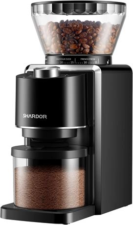 Moulin à café SHARDOR conique 35 réglages broyeur automatique cuisine