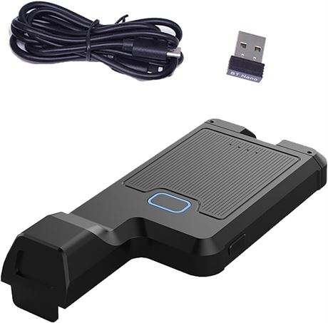 Portable Barcode Scanner Wireless BT 5.0, 1500mAh, 15.5mm Thin for PC/Phone(1D)