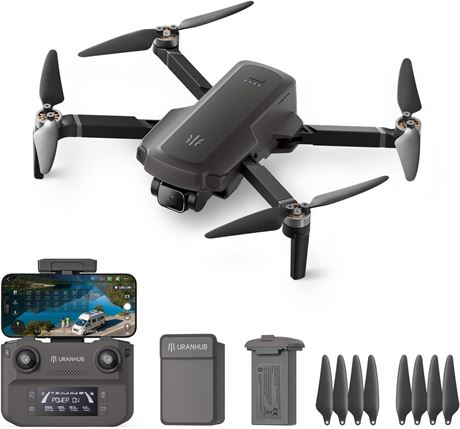 UranHub G30 4K GPS Drone 31-Min Flight Auto Return Under 249g