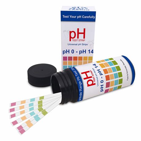 200pcs Universal pH Test Strips 0-14 for Urine, Saliva, Water, Labs, Pools