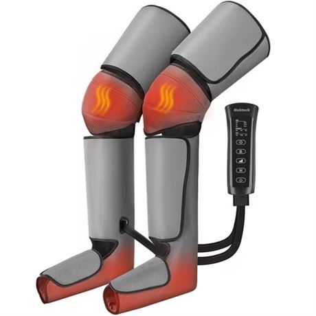 Nekteck Leg Massager, Air Compression (Foot/Calf/Thigh), 2 Heat