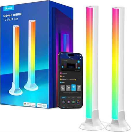 Govee TV RGBIC Barres lumineuses, 45 70 pouces, r tro clairage WiFi 15"