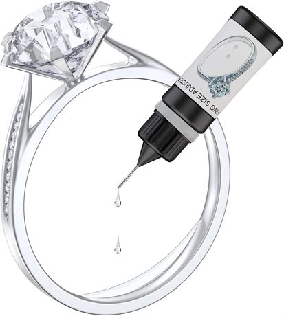 HiFan ajusteur taille bague, colle UV invisible avec lampe LED, facile à retirer