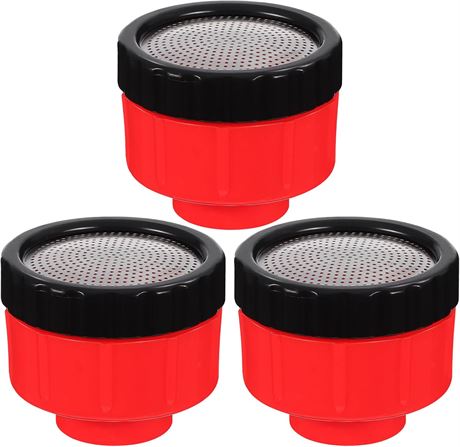 YARNOW 6-Pcs Nozzle with 400 Holes Stainless Disc for Gentle Watering Red