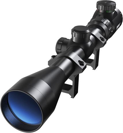 Pinty 3-9X40 Lunette de vis e  clair e rouge et verte pour fusil