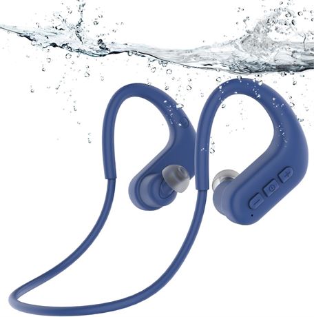 SANOTO Swimming Headphones, Bone Conduction Earbuds, Bluetooth 5.4, IPX8, 8G