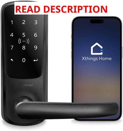 ULTRALOQ Latch 5 Built-in WiFi Smart Lock with NFC, 5-in-1 Keyless Entry