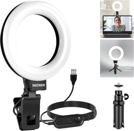 Anneau LED NEEWER BASICS 5" Ring Light Télétravail