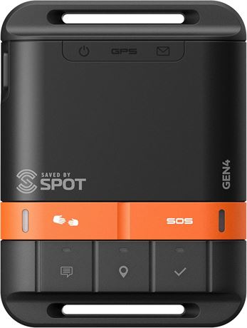 Spot Gen4 Satellite GPS Messenger Handheld Hiking Camping Global Coverage Device