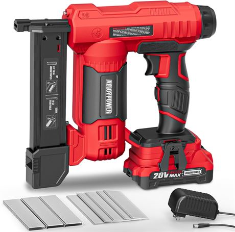 ALLOYPOWER 18GA Cordless 2-in-1 Brad Nailer & Stapler Battery Powered