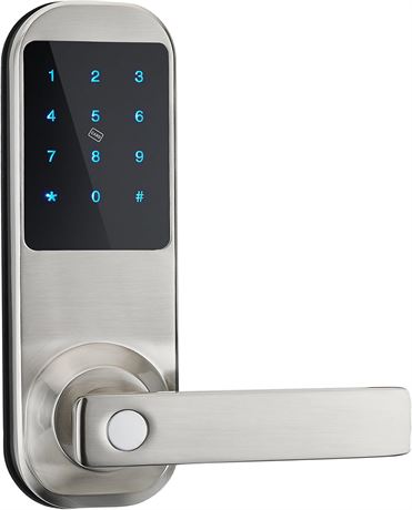 HAIFUAN Digital Keyless Code Door Lock with Code Card and Key (HFAM10-R-NB)