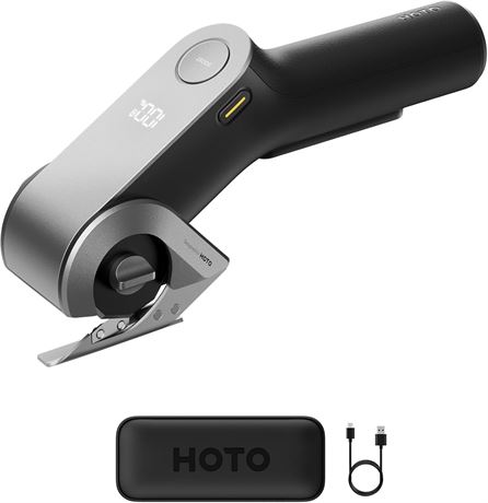 HOTO EdgeFlow Cardboard Cutter, Cordless, 40-Min Runtime, Titanium Blade