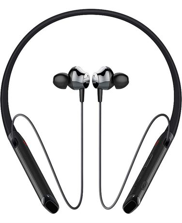 PHILIPS Wireless Neckband Headphones 14H Playtime with Mic Black