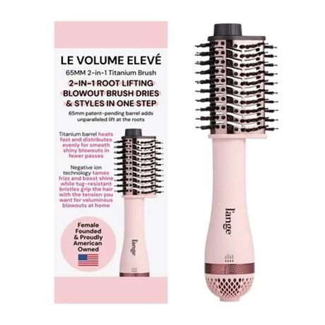 L'ange Le Volume Elev  65MM 2-in-1 Titanium Brush Dryer, 3 Settings