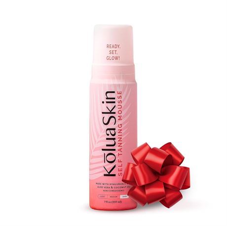 KoluaSkin Mousse Auto-Bronzante, Sans Stries, Hydrate la Peau, 7oz