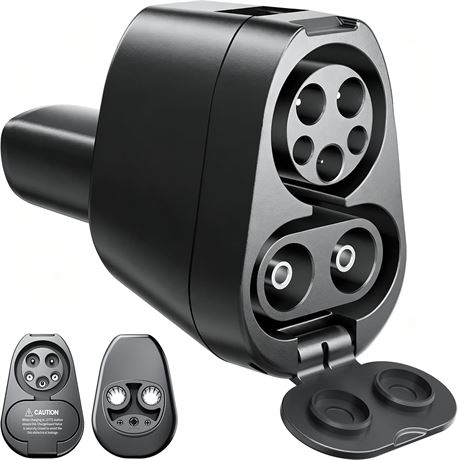 2-in-1 CCS1/J1772 to Tesla Adapter, 250KW Charge for Model 3/Y/S/X, NACS