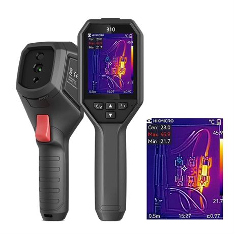 HIKMICRO B10 Thermal Camera 320x240 IR with Visual Camera and LCD Screen