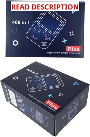Console Rétro Portable 400 Jeux Double Joueur Connexion TV Cadeau Enfant
