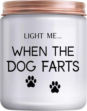 Cadeau Dog Mom pour Femmes, Bougie Lavande, Idée Anniversaire Noël