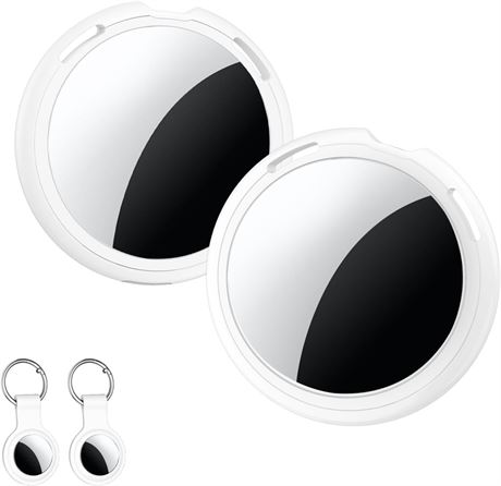 2 Pack Tracker Tags Apple MFi Certified Pair with Find My Bluetooth Finder