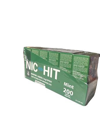 Nic-Hit Mint 2mg Quit Smoking Spray - 200 Sprays