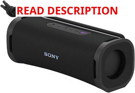 Sony ULT Field 1 Waterproof Bluetooth Speaker, 12h Battery, IP67, Black