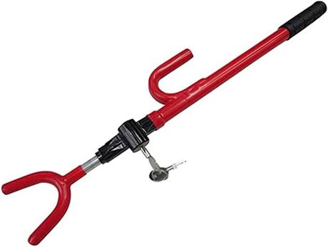 Universal Steering Wheel Lock Heavy-Duty Anti-Theft Device