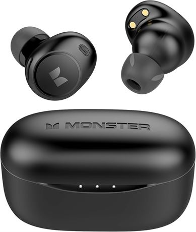 Monster  couteurs sans fil Bluetooth 5.3, 32 h, tactile, intra-auriculaires