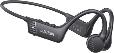 LOBKIN Bone Conduction Headphones Bluetooth X28 V6.0 Open-Ear Mic IPX6